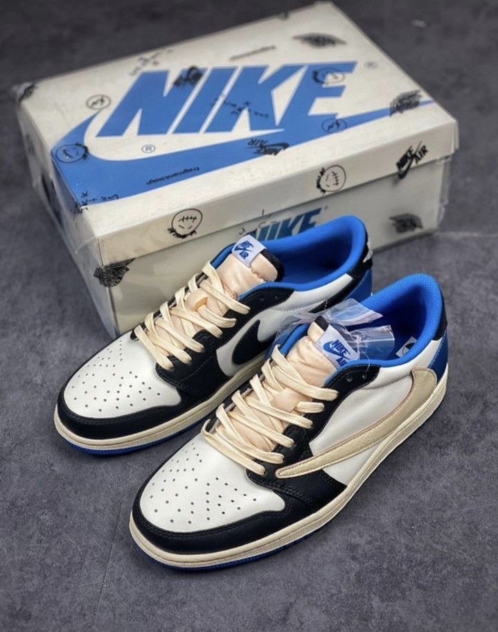 Air Jordan 1 low “Fragment”‘Blue